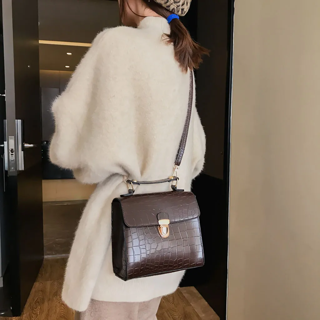 2019 new fashion solid brown cartera mujer monedero Women Vintage Crocodile Pattern Bag Wild Shoulder Bag Messenge#37
2019 new fashion solid brown cartera mujer monedero Women Vintage Crocodile Pattern Bag Wild Shoulder Bag Messenge#37