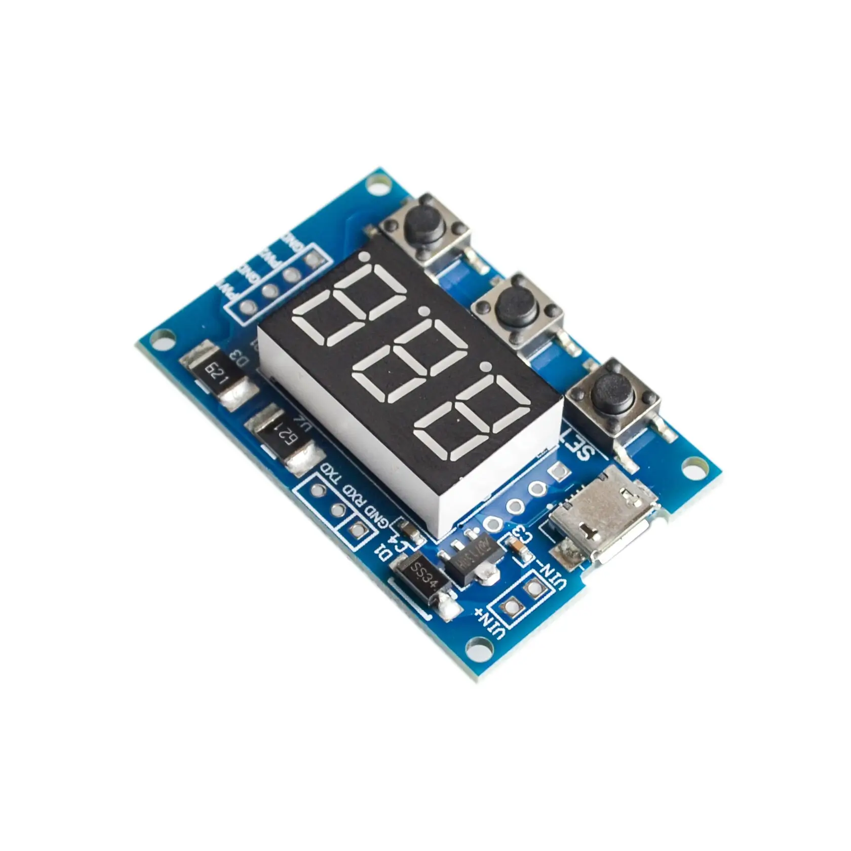 DC PWM Signal Generator Micro USB 2CH Adjustable Duty Cycle Pulse Frequency Digital LED Display Tube DC 5V 12V 24V 1Hz~150KHz
DC PWM Signal Generator Micro USB 2CH Adjustable Duty Cycle Pulse Frequency Digital LED Display Tube DC 5V 12V 24V 1Hz~150KHz