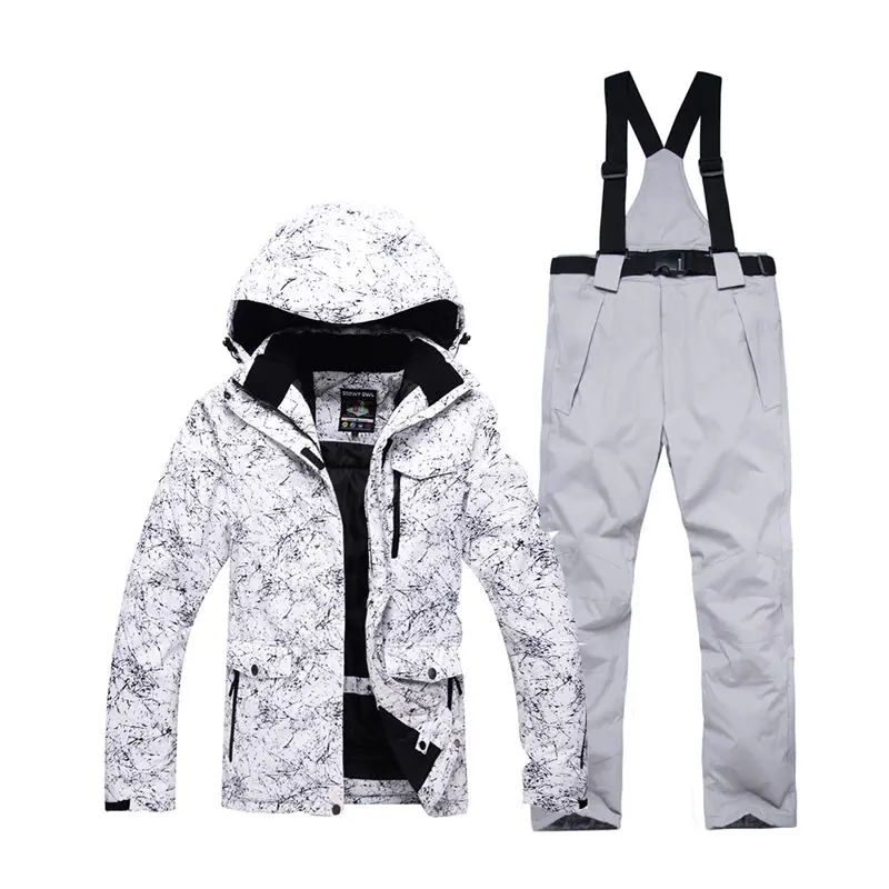 -30 white Adult Ski Clothing Snowboarding sets waterproof windproof Breathable outdoor Snow suit jacket and belt pant Unsex
-30 white Adult Ski Clothing Snowboarding sets waterproof windproof Breathable outdoor Snow suit jacket and belt pant Unsex