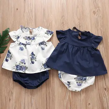 2019 Summer Newborn Baby Girl Short sleeve flower printed dress + short 2Pcs Outfits Children clothes set choose sizes
2019 Summer Newborn Baby Girl Short sleeve flower printed dress + short 2Pcs Outfits Children clothes set choose sizes