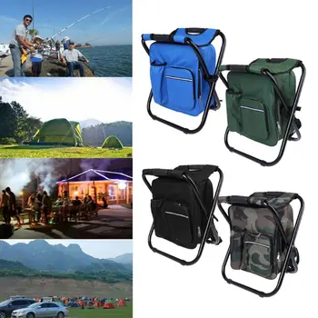 Multi-functional Folding Camping Chair Stool Backpack with Cooler Insulated Picnic Bag Hiking Camouflage Seat Table Bag Camping
Multi-functional Folding Camping Chair Stool Backpack with Cooler Insulated Picnic Bag Hiking Camouflage Seat Table Bag Camping