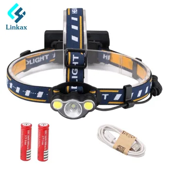 White+Red Light Rechargerable LED Headlight 6000LM XML T6+COB Headlamp Flashlight Forehead Head lamp Camping Hunting Lantern
White+Red Light Rechargerable LED Headlight 6000LM XML T6+COB Headlamp Flashlight Forehead Head lamp Camping Hunting Lantern