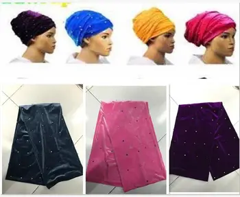Best quality!!Velvet net turban with beads African scarf Solid African turban gele 16colors African scarf best quality for women
Best quality!!Velvet net turban with beads African scarf Solid African turban gele 16colors African scarf best quality for women