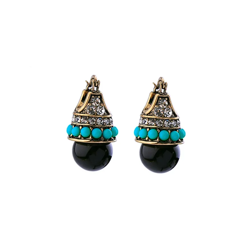 Women Bijoux Vintage Stud Earring Acrylic Pierced Accessories Antique Gold Color Blue Earring Jewelry EE
Women Bijoux Vintage Stud Earring Acrylic Pierced Accessories Antique Gold Color Blue Earring Jewelry EE