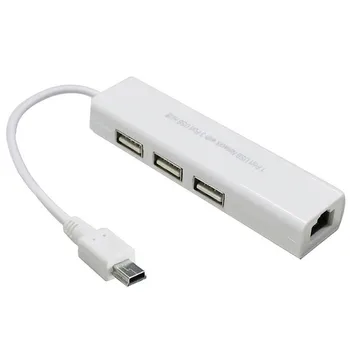 Micro USB 2.0 HUB USB To Network Ethernet Adapter Card With 3 RJ45 Ports USB Hub For Laptop PC Computer accessories 719#2
Micro USB 2.0 HUB USB To Network Ethernet Adapter Card With 3 RJ45 Ports USB Hub For Laptop PC Computer accessories 719#2
