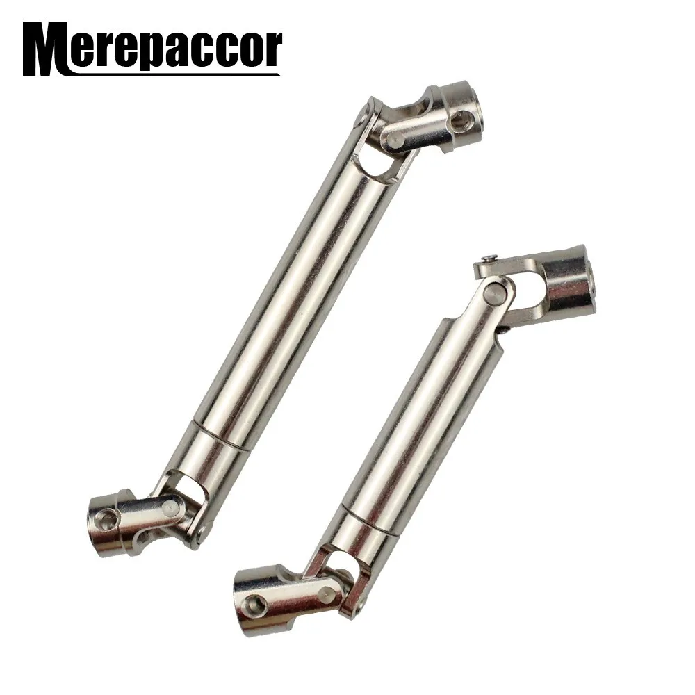 MEREPACCOR 2Pcs 90-115mm 110-155mm Steel CVD Universal Joint Drive Shaft for 1/10 RC Rock Crawler Car Axial SCX10 D90
MEREPACCOR 2Pcs 90-115mm 110-155mm Steel CVD Universal Joint Drive Shaft for 1/10 RC Rock Crawler Car Axial SCX10 D90