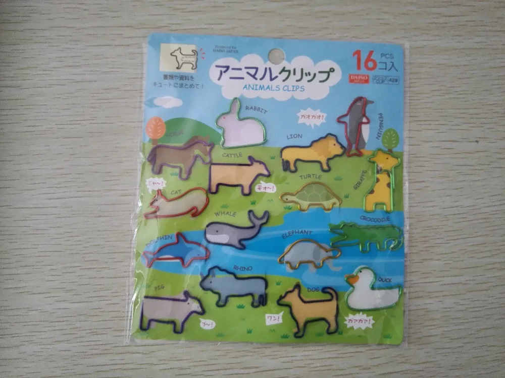 16pcs/lot New Arrival Novelty Practical Animal Shape Paper Clip Metal Bookmark Paperclips
16pcs/lot New Arrival Novelty Practical Animal Shape Paper Clip Metal Bookmark Paperclips