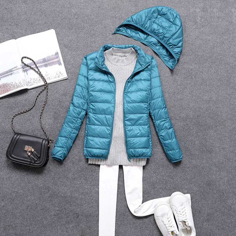 2019 New Autumn Winter Women Ultra Light Down Jacket White Duck Down Lightweight Parkas Female Warm Thin Hooded Short Coat A1131
2019 New Autumn Winter Women Ultra Light Down Jacket White Duck Down Lightweight Parkas Female Warm Thin Hooded Short Coat A1131