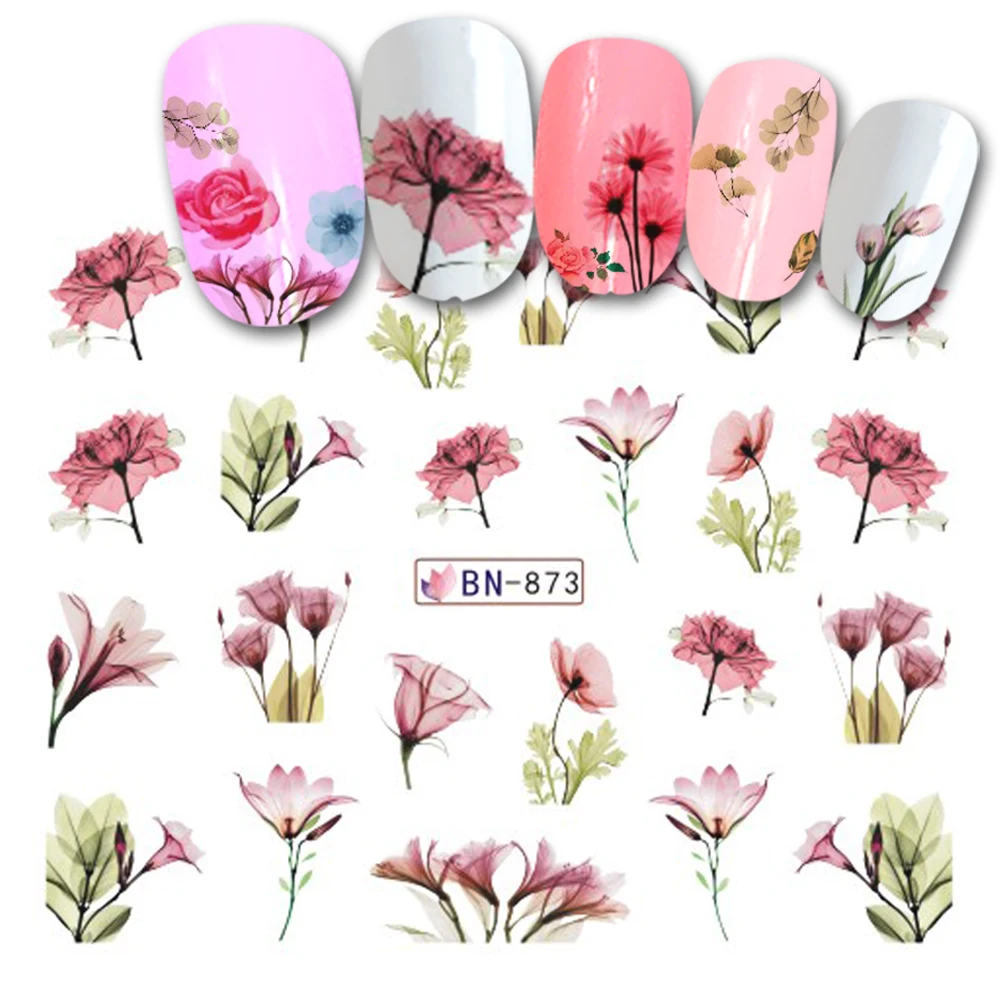 1 Sheet Colorful Water Transfer Nail Art Stickers Decals Charming Bloom Slider For Nails DIY Tips Decoration LABN871-876
1 Sheet Colorful Water Transfer Nail Art Stickers Decals Charming Bloom Slider For Nails DIY Tips Decoration LABN871-876