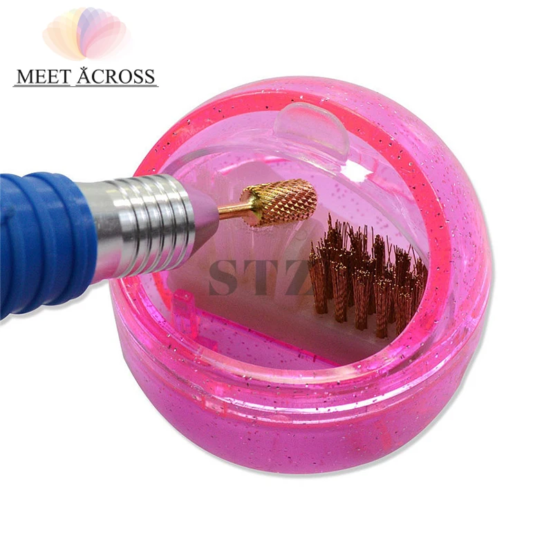 MEET ACROSS Nail Art Tools Portable Grinding Machine Cleaner Brush Box Rose Red Hard Soft Brush Cleaner Manicure Nail Equipment
MEET ACROSS Nail Art Tools Portable Grinding Machine Cleaner Brush Box Rose Red Hard Soft Brush Cleaner Manicure Nail Equipment