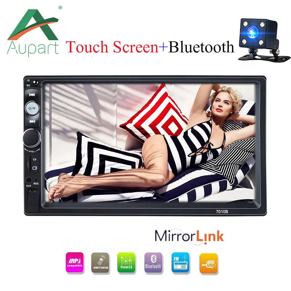 Autoradio 2 din car radio 7" HD Player MP5 Touch Screen Digital Display Bluetooth Multimedia Car Backup Monitor Mirror Link USB
Autoradio 2 din car radio 7" HD Player MP5 Touch Screen Digital Display Bluetooth Multimedia Car Backup Monitor Mirror Link USB