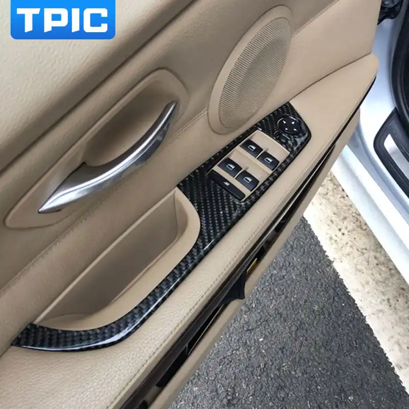 For Bmw E90 Carbon Fiber Window Lifter Switch Buttons