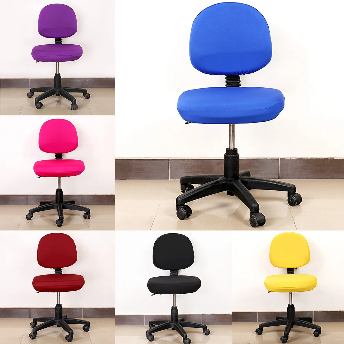 Spandex Office Chair Cover Elastic Computer Chair Cover Dining Chair Washable Removable Rotating Chair Covers
Spandex Office Chair Cover Elastic Computer Chair Cover Dining Chair Washable Removable Rotating Chair Covers