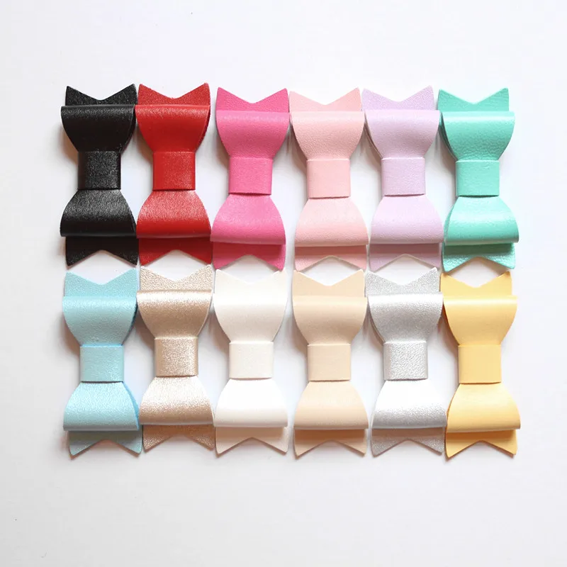 Hotsale PU Leather Bows Mini Size Hair Clip Small Bowknot Faux Shinning Hairpins 24pcs/lot Wholesale Girls Newborn Baby Clips
Hotsale PU Leather Bows Mini Size Hair Clip Small Bowknot Faux Shinning Hairpins 24pcs/lot Wholesale Girls Newborn Baby Clips