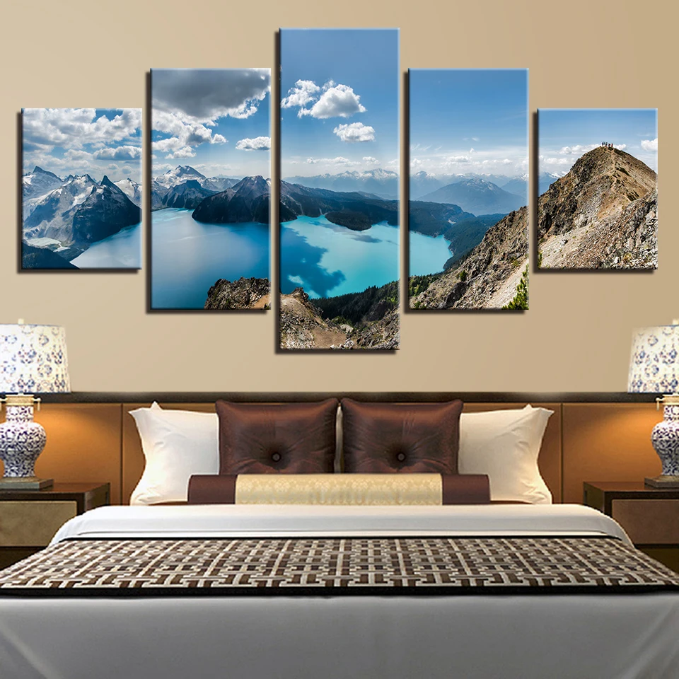 Painting Poster Modular 5 Pieces Mountain Lake Blue Sky White Cloud Scenery Picture HD Print On Canvas Frame Decor Home Wall Art
Painting Poster Modular 5 Pieces Mountain Lake Blue Sky White Cloud Scenery Picture HD Print On Canvas Frame Decor Home Wall Art