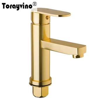 Torayvino Bathroom Basin Faucet Golden Painting Space Aluminium Metal Materials Single Handle Hot&cold Water Mixer Faucet
Torayvino Bathroom Basin Faucet Golden Painting Space Aluminium Metal Materials Single Handle Hot&cold Water Mixer Faucet