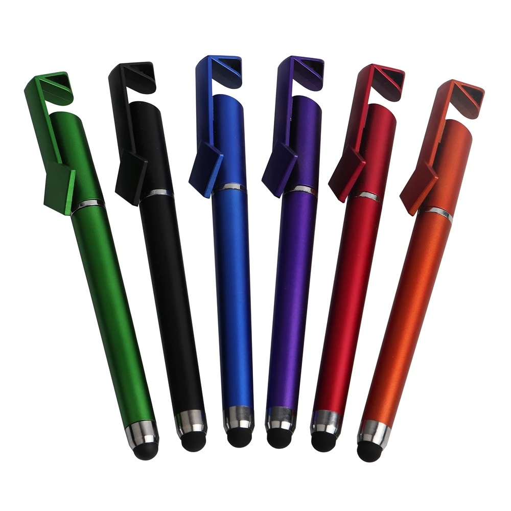 3PCS/LOT GENKKY Novelty 3 in 1 Multifunction Gel Pen Stylus In Mobile Phone Touch Pen And Phone Holder Writing 0.5mm Gel Pens
3PCS/LOT GENKKY Novelty 3 in 1 Multifunction Gel Pen Stylus In Mobile Phone Touch Pen And Phone Holder Writing 0.5mm Gel Pens