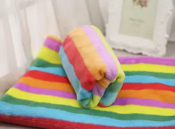 Pet Winter Warm Blankets Dogs Mat Rainbow Striped Blacket Soft Cozy Coral Fleece Puppy Fleece Bed Cute Stylish Pet Dog Cat Mat
Pet Winter Warm Blankets Dogs Mat Rainbow Striped Blacket Soft Cozy Coral Fleece Puppy Fleece Bed Cute Stylish Pet Dog Cat Mat