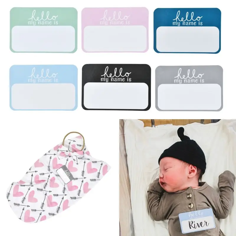 6 Pcs/set Name Tag Labels Hello My Name Is sticker Baby Announcement Sticker Newborn Hospital Photography Props School Office St
6 Pcs/set Name Tag Labels Hello My Name Is sticker Baby Announcement Sticker Newborn Hospital Photography Props School Office St