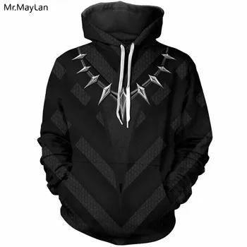 Marvel Movie Black Panther Cosplay 3D Print Jacket Hoodies Men/Women Hiphop Pullover Hood Sweatshirts Boys Casual Black Clothes
Marvel Movie Black Panther Cosplay 3D Print Jacket Hoodies Men/Women Hiphop Pullover Hood Sweatshirts Boys Casual Black Clothes