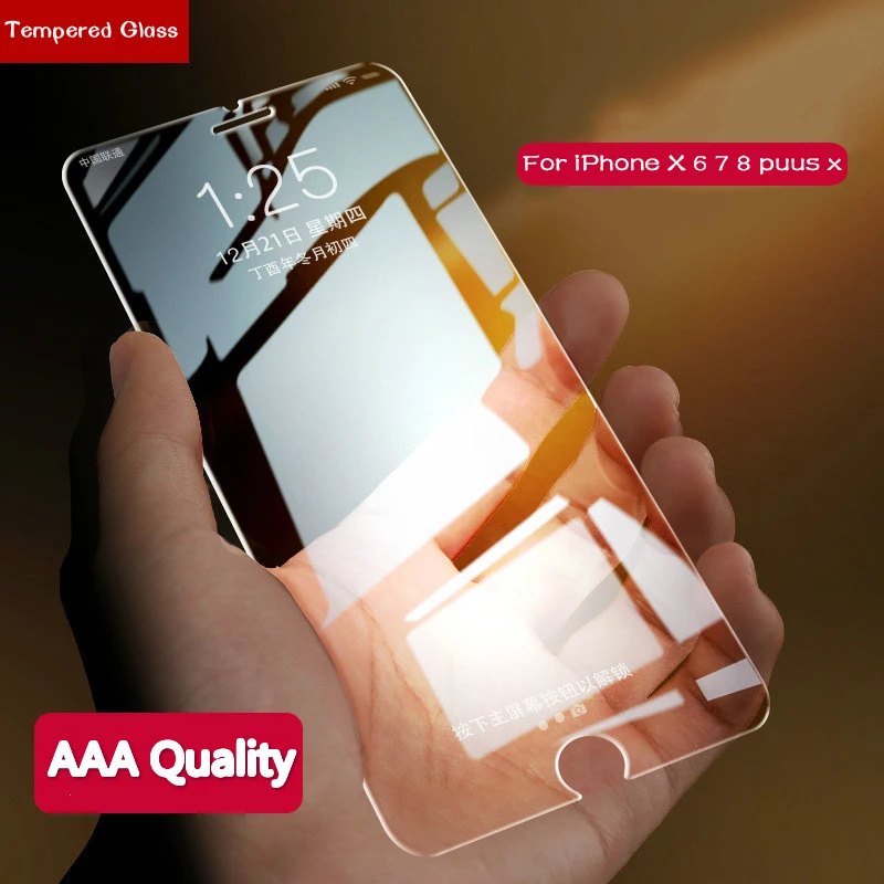 2.5D 9H Screen Protector for iPhone X Ultra Thin Tempered Glasses for iPhone 8 7 6 6S 5 5S SE 4 Protective Toughened Front Film
2.5D 9H Screen Protector for iPhone X Ultra Thin Tempered Glasses for iPhone 8 7 6 6S 5 5S SE 4 Protective Toughened Front Film