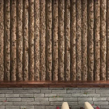 3D Stereo Retro Bark Trees Wallpaper Features Wooden Stripes Hotel Corridor Restaurant Bar Internet Cafe Wallpaper
3D Stereo Retro Bark Trees Wallpaper Features Wooden Stripes Hotel Corridor Restaurant Bar Internet Cafe Wallpaper