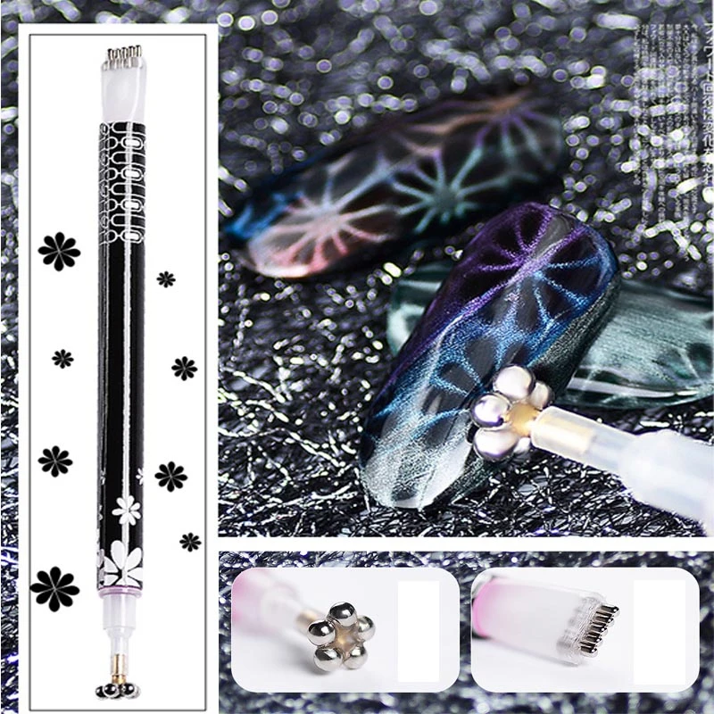 Dual End Pattern Nail Art Magnet Stick Cat Eye Gel Polish Varnish 3D Strip Effect Shaping Strong DIY Magnetic Board
Dual End Pattern Nail Art Magnet Stick Cat Eye Gel Polish Varnish 3D Strip Effect Shaping Strong DIY Magnetic Board