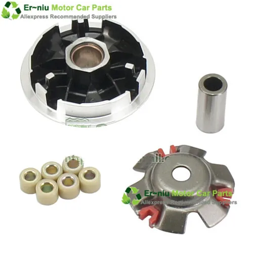 High Performance Variator Kit with Roller Weights, Racing Parts Drive Pulley for GY6125 150 Scooter Variator Moped
High Performance Variator Kit with Roller Weights, Racing Parts Drive Pulley for GY6125 150 Scooter Variator Moped