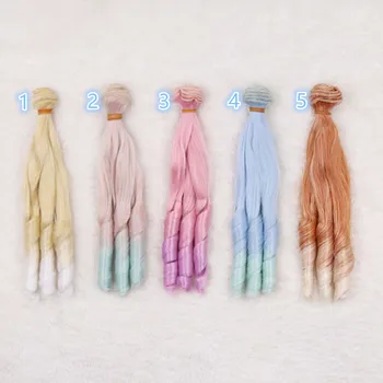 1pcs 20cm BJD/SD Doll chole Wigs DIY Fapai Rome Large waves Multi color hairs Fapai wigs gradient color hair
1pcs 20cm BJD/SD Doll chole Wigs DIY Fapai Rome Large waves Multi color hairs Fapai wigs gradient color hair