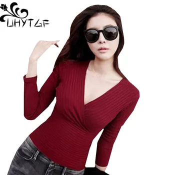 UHYTGFAutumn Woman Sweater Knitting Pullovers New Short Sweater Ladies Harajuku Elasticity Sexy Sweater Female truien dames 552
UHYTGFAutumn Woman Sweater Knitting Pullovers New Short Sweater Ladies Harajuku Elasticity Sexy Sweater Female truien dames 552