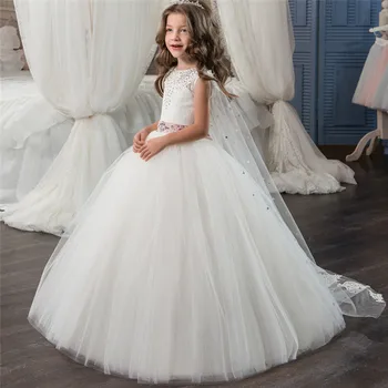 First Communion Dresses for Girls Long Sleeves Solid O-Neck Lace Ball Gown Flower Girl Dresses for Weddings Birthday Vestidoslx
First Communion Dresses for Girls Long Sleeves Solid O-Neck Lace Ball Gown Flower Girl Dresses for Weddings Birthday Vestidoslx