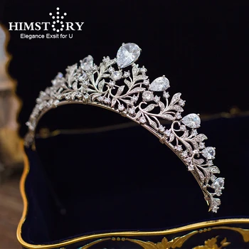 Himstory Full Zircon Cubic Bride Tiaras Crown Diadem Mariage Wedding Hair Accessories Prom Party Festival Birthday Woman Jewelry
Himstory Full Zircon Cubic Bride Tiaras Crown Diadem Mariage Wedding Hair Accessories Prom Party Festival Birthday Woman Jewelry