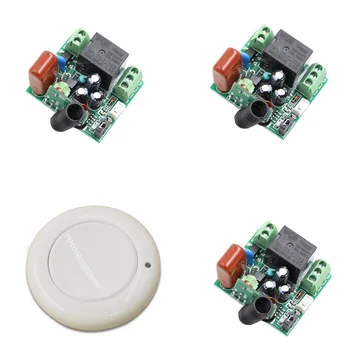 220V 1CH Radio RF Wireless Remote Control Switch 3Receiver & Wall Transmitter Learning Code 315/433Mhz Mini size
220V 1CH Radio RF Wireless Remote Control Switch 3Receiver & Wall Transmitter Learning Code 315/433Mhz Mini size