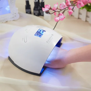 Rainbow4 48W Ultraviolet 30pc LED UV Lamp Nail Dryer For Curing Gel Polish Nail Lamp Machine 30/60/99s Timer Setting Auto Sensor
Rainbow4 48W Ultraviolet 30pc LED UV Lamp Nail Dryer For Curing Gel Polish Nail Lamp Machine 30/60/99s Timer Setting Auto Sensor
