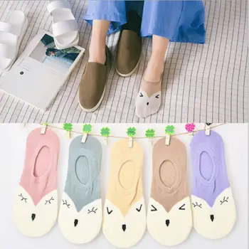 cute Fox cartoon animal pattern Invisible Non-slip Silicone cotton boat socks for women spring summer brand ankle socks fashion
cute Fox cartoon animal pattern Invisible Non-slip Silicone cotton boat socks for women spring summer brand ankle socks fashion