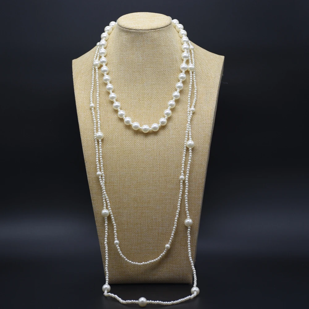 

New fashion natural pearl jewelry wholesale gifts beautiful white pearl necklace is very beautiful and noble.