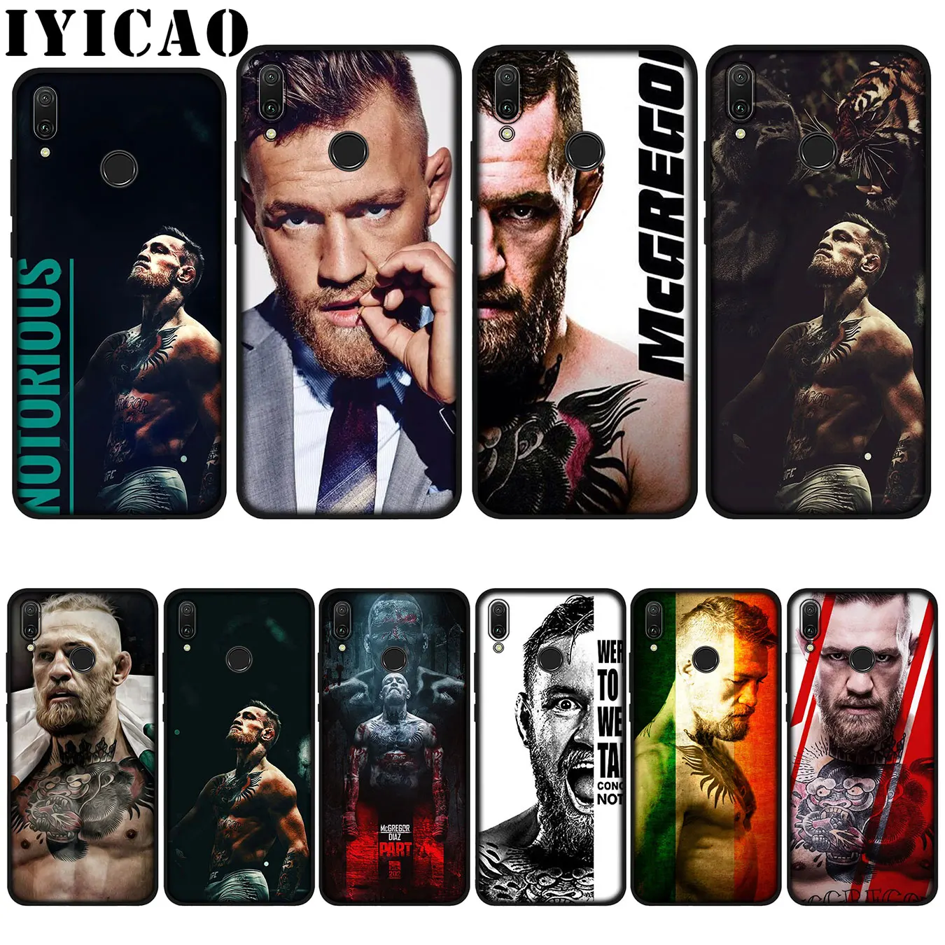 Мягкий чехол IYICAO для Huawei P20 Pro P10 P8 P9 P30 Lite Mini 2017 P Smart 2019|Бамперы| |