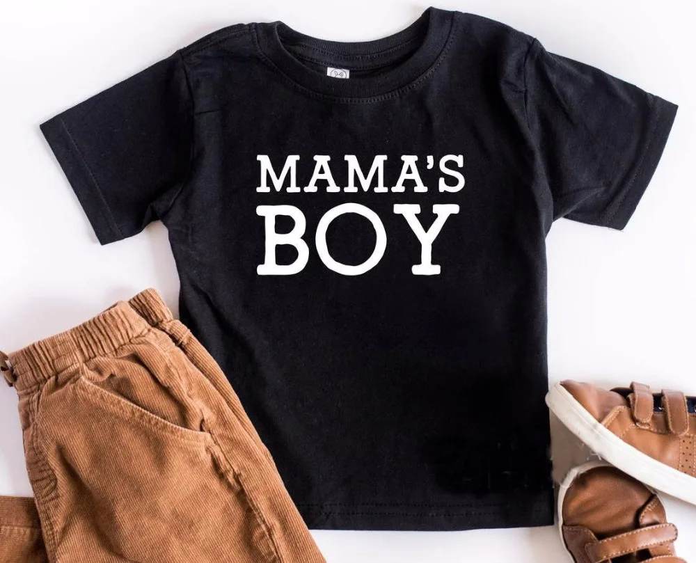 Mama's Boy Letters Print Kids tshirt Boy Girl t shirt For Children Toddler Clothes Funny Top Tees Drop Ship Y-110
Mama's Boy Letters Print Kids tshirt Boy Girl t shirt For Children Toddler Clothes Funny Top Tees Drop Ship Y-110