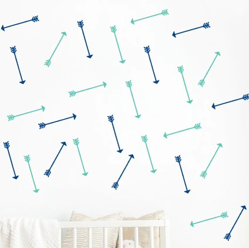 Arrow Wall Decals - Chevron Arrows Pattern Nursery Wall Decal Vinyl Stickers Modern Kids Baby Bedroom DIY Wall Decals YO-68
Arrow Wall Decals - Chevron Arrows Pattern Nursery Wall Decal Vinyl Stickers Modern Kids Baby Bedroom DIY Wall Decals YO-68