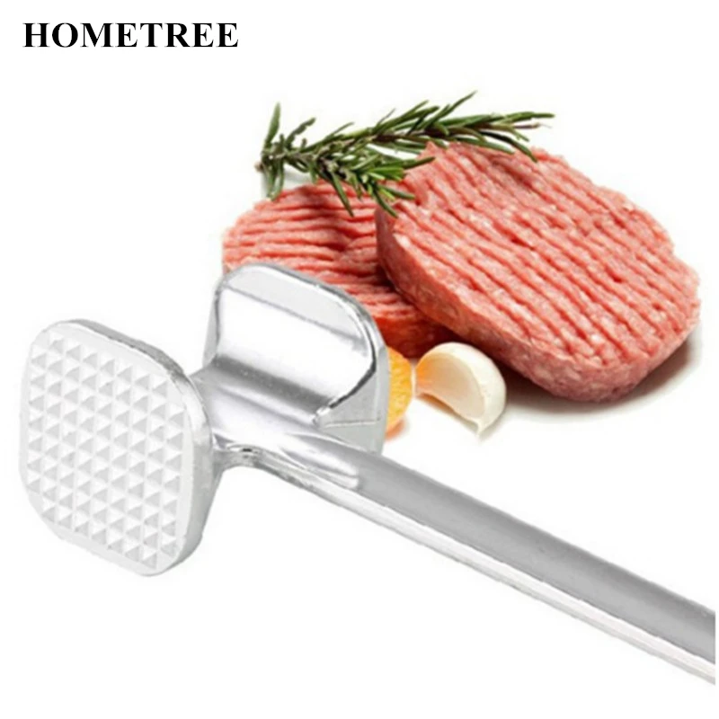 HOMETREE Aluminum Alloy Loose Meat Tenderizers Double Sided Meat Hammer Pounders Knock-Sided for Steak Pork Kitchen Tools H657
HOMETREE Aluminum Alloy Loose Meat Tenderizers Double Sided Meat Hammer Pounders Knock-Sided for Steak Pork Kitchen Tools H657