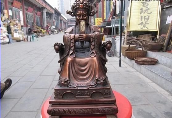 Collectible bronze lion statue S0297 China Red Bronze exquisite craftwork famous God of wealth mammon Buddha statuary (B0328)
Collectible bronze lion statue S0297 China Red Bronze exquisite craftwork famous God of wealth mammon Buddha statuary (B0328)