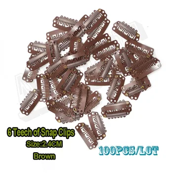 100pcs Wig Clips Wholesale 24mm Brown Wig Cap Clips Hair Clips For Extensions 
100pcs Wig Clips Wholesale 24mm Brown Wig Cap Clips Hair Clips For Extensions