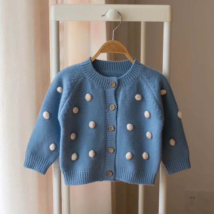 New Autumn and Winter Baby Girls Knitted Sweaters Korean Style Cute Pompom Children Coats Toddlers Kids Cardigan Sweater
New Autumn and Winter Baby Girls Knitted Sweaters Korean Style Cute Pompom Children Coats Toddlers Kids Cardigan Sweater