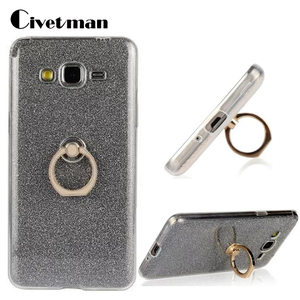 Cover Phone Case For Samsung Galaxy Grand Prime G530 G530H 5" TPU Silicone Gel Protection Shell Flash Glitter Powder Finger Ring
Cover Phone Case For Samsung Galaxy Grand Prime G530 G530H 5" TPU Silicone Gel Protection Shell Flash Glitter Powder Finger Ring