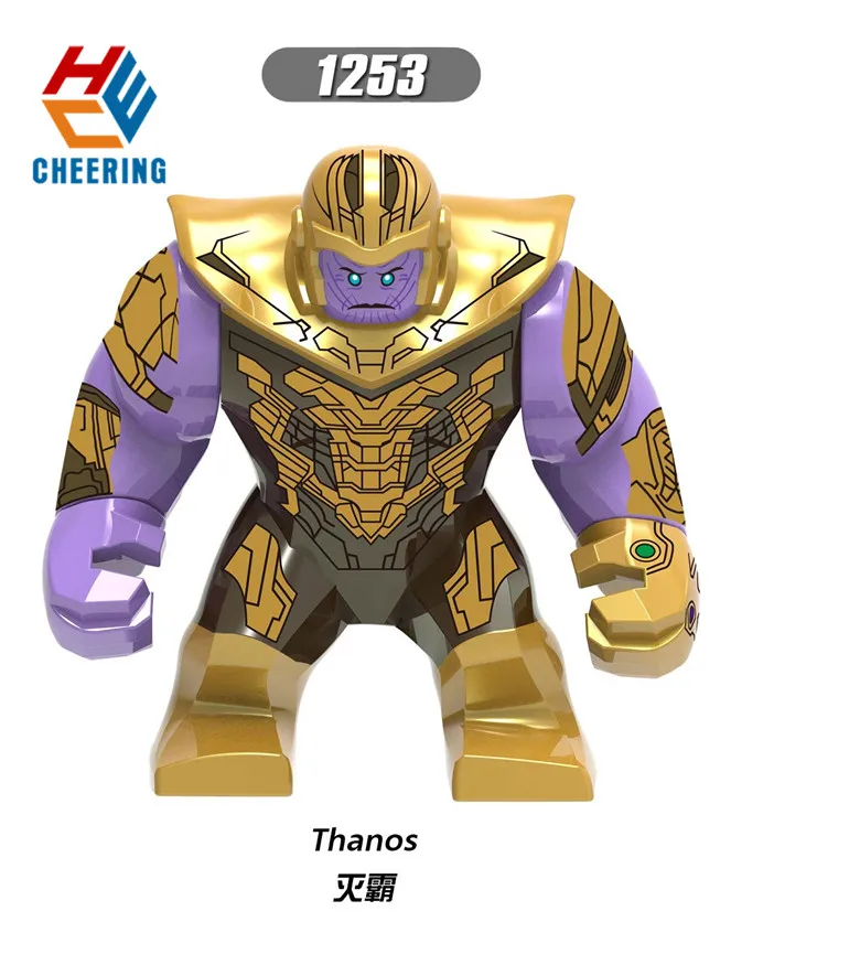 Single Sale Super Heroes Hulk Iron Man Thanos Plastics Figure Building Blocks Bricks Children Toys Kids Gift XH 1253
Single Sale Super Heroes Hulk Iron Man Thanos Plastics Figure Building Blocks Bricks Children Toys Kids Gift XH 1253