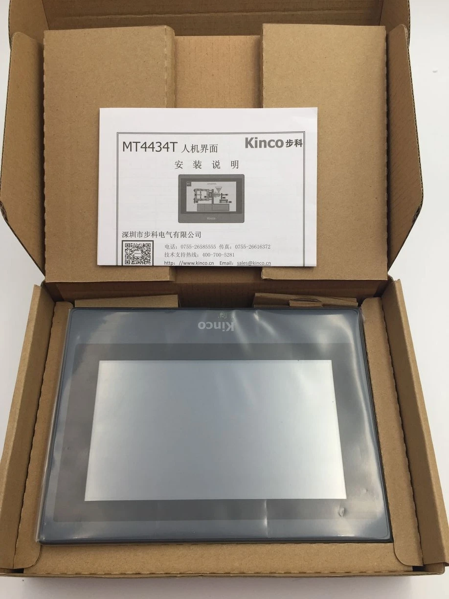 Kinco 7-дюймовый сенсорный экран HMI MT4434T панель управления 2 com-портами 1 usb-кабель для