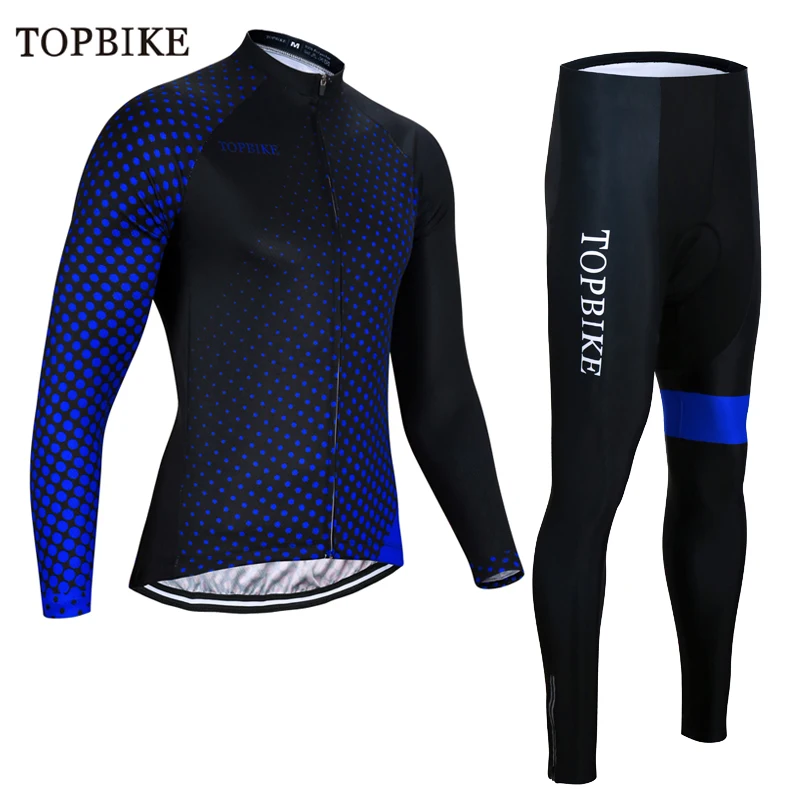 TOPBIKE зимняя флисовая Мужская велосипедная майка с длинным рукавом ropa ciclismo MTB