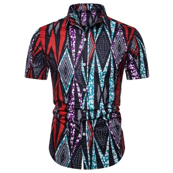 #1607 Mens Shirts Short Sleeve African Print Shirts Men Casual Vintage Shirt For Men Vintage Lapel Collar Retro Dress Shirt Man
#1607 Mens Shirts Short Sleeve African Print Shirts Men Casual Vintage Shirt For Men Vintage Lapel Collar Retro Dress Shirt Man