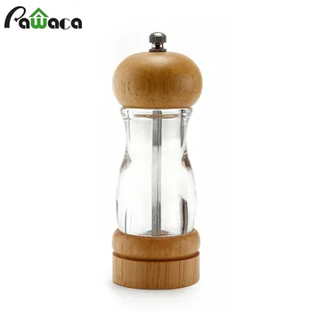 Glass Salt Pepper Mill Wood Spice Sauce Mill Food Safe Creamic Grinder Home Manual Pepper Muller Kitchen Seasoning Grinding Tool
Glass Salt Pepper Mill Wood Spice Sauce Mill Food Safe Creamic Grinder Home Manual Pepper Muller Kitchen Seasoning Grinding Tool