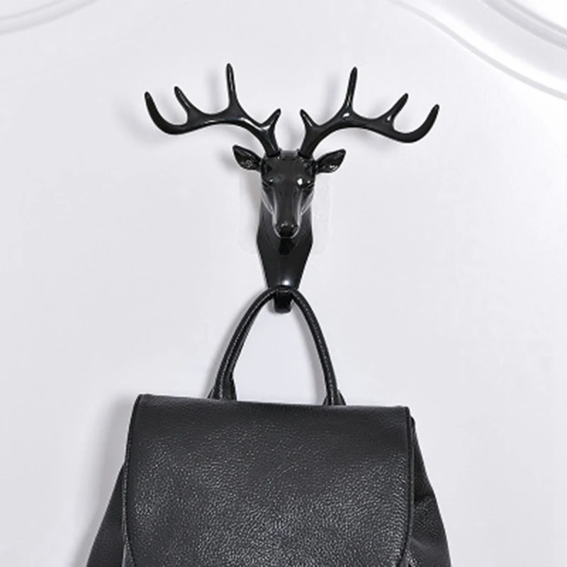 Small Creative plastic wall rack for living room hat/bag/key/jewelry rack Three-dimensional deer decor office Bedroom coat hook
Small Creative plastic wall rack for living room hat/bag/key/jewelry rack Three-dimensional deer decor office Bedroom coat hook
